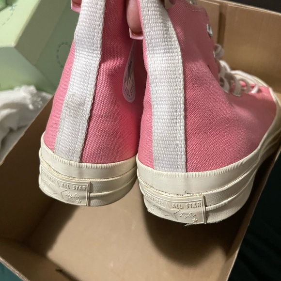CDG x Converse Pink Hightop - Picture 2 of 3